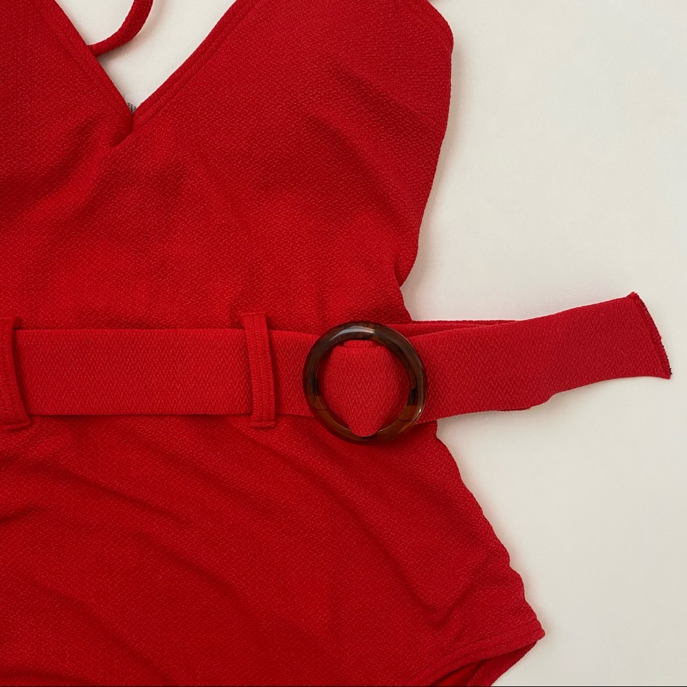 Red swimsuit - Picture 4 of 6